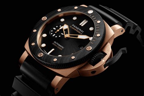 panerai submersible quarantaquattro goldtech oro carbo|Panerai Submersible PAM 01070 .